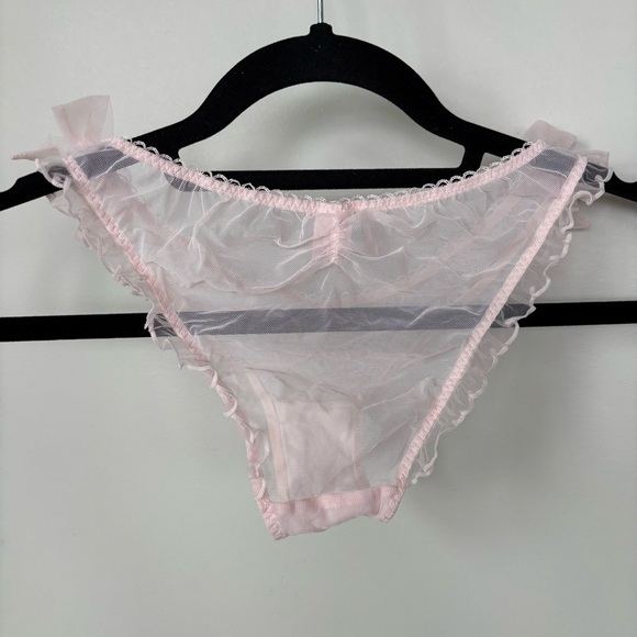 Victoria's Secret Pink and Black Chemise with Lace Detail 36D/M - Picture 7 of 10
